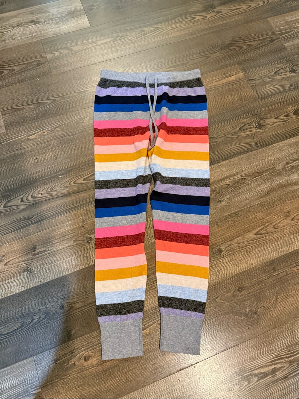 Gap body Large Multicolor Striped Knit Jogger Pants
